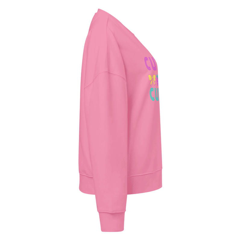 Cute Women’s Organic Crew Neck Sweatshirt