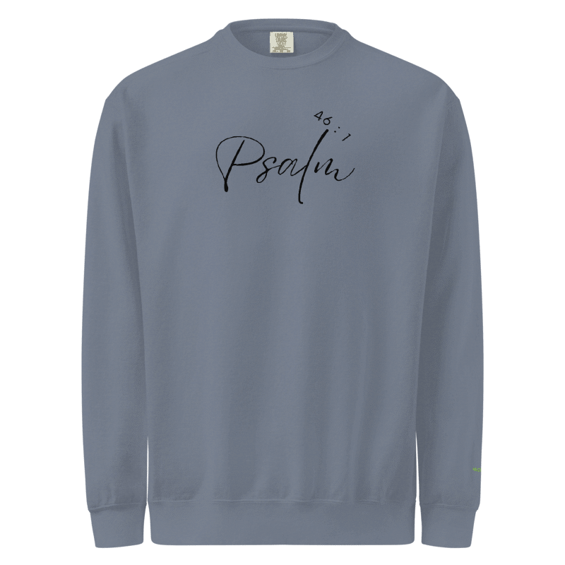 Psalm 46 Embroidered Sweatshirt