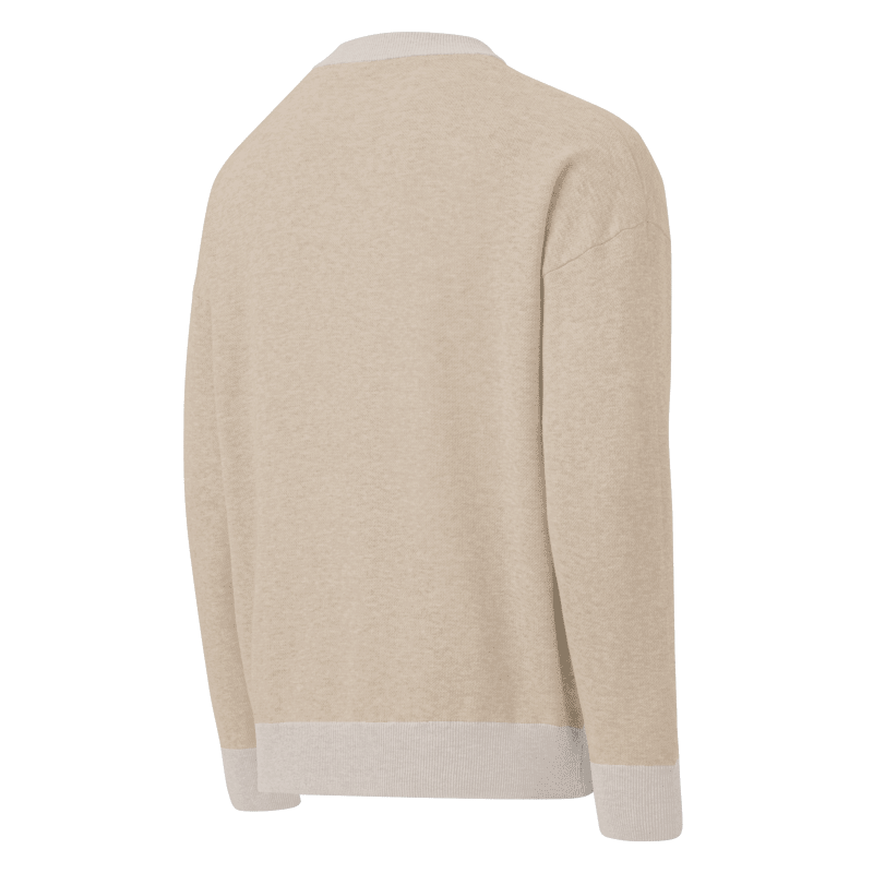 Love and Hearts Relaxed Fit Knitted Crew Neck Sweater