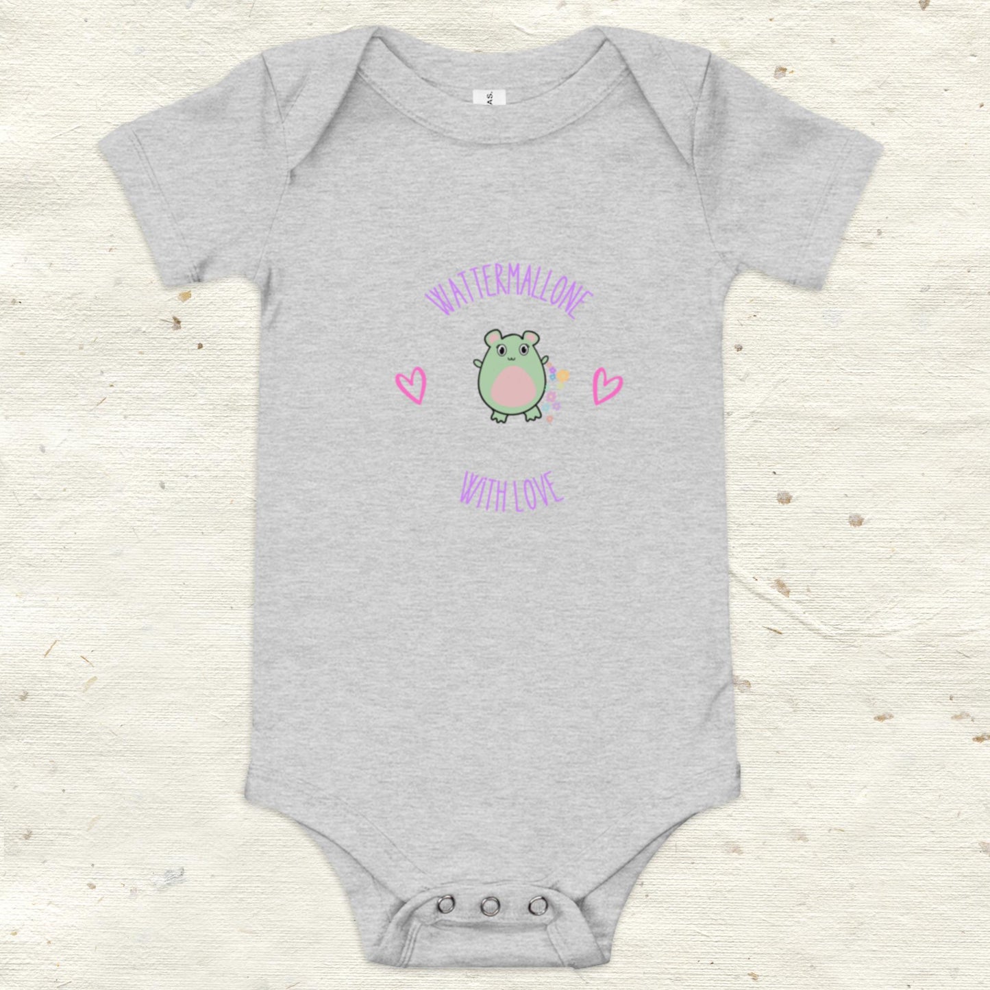 WaTTerMaLLone With Love Baby Short Sleeve One Piece