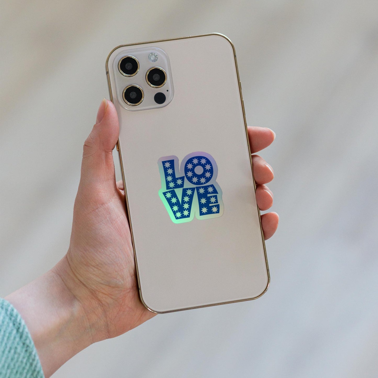 Love Holographic Sticker