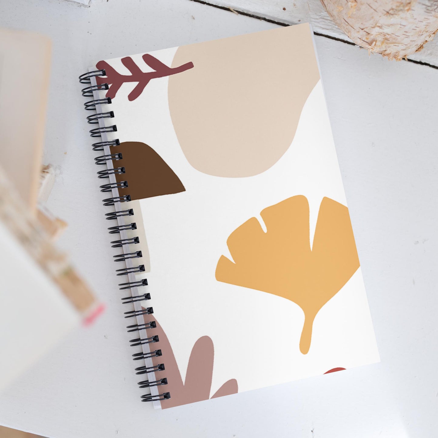 Fall Leaves Spiral notebook