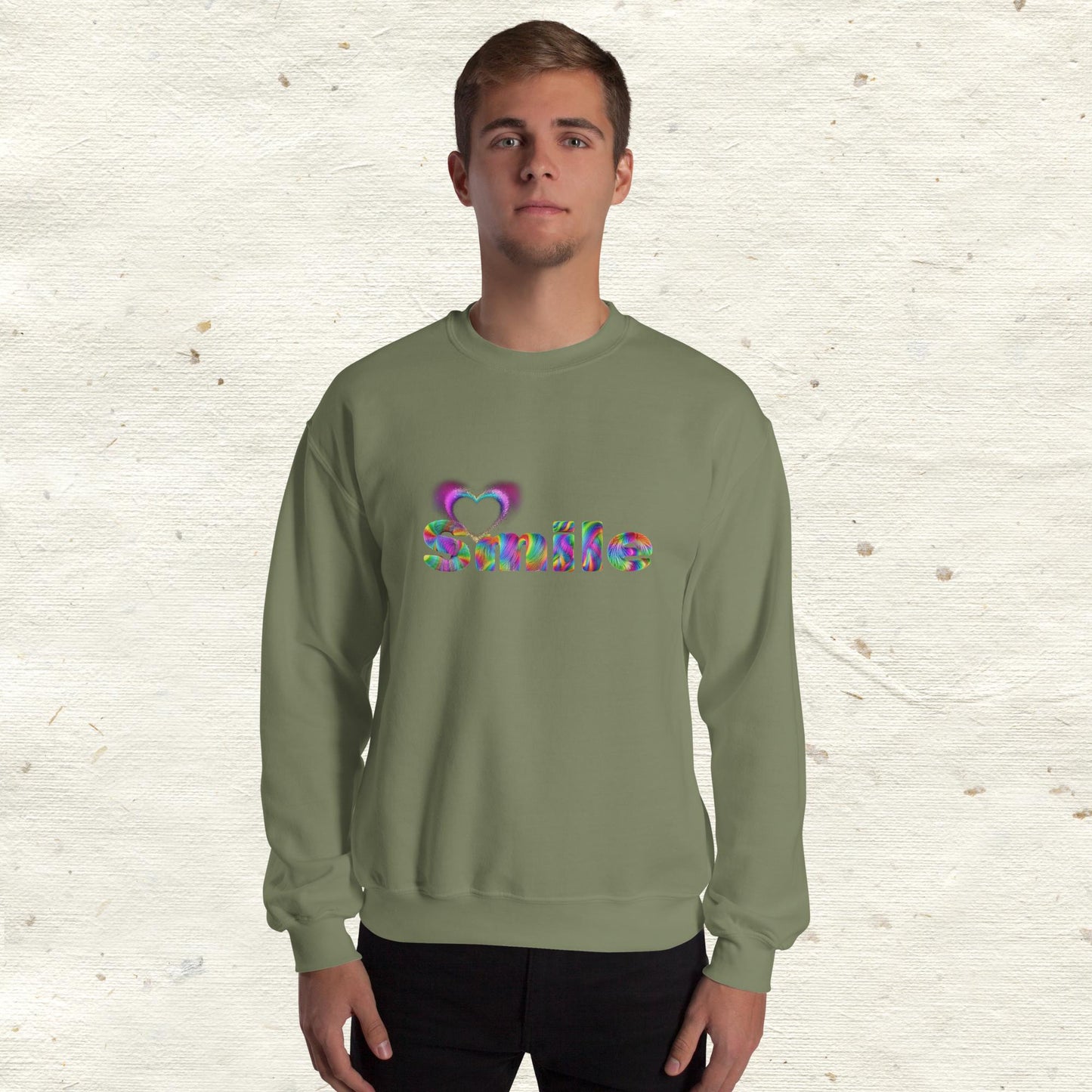 Smile Heart Sweatshirt