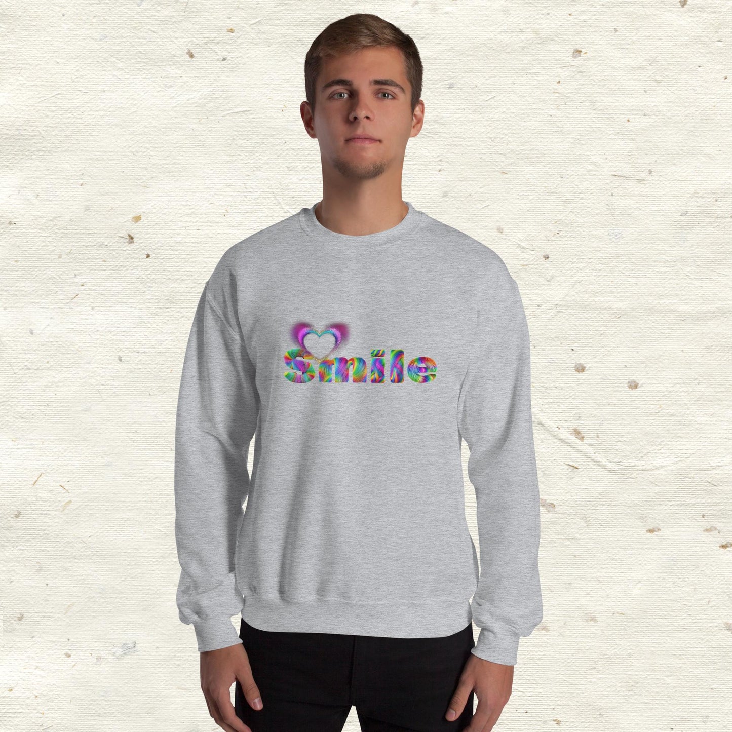 Smile Heart Sweatshirt