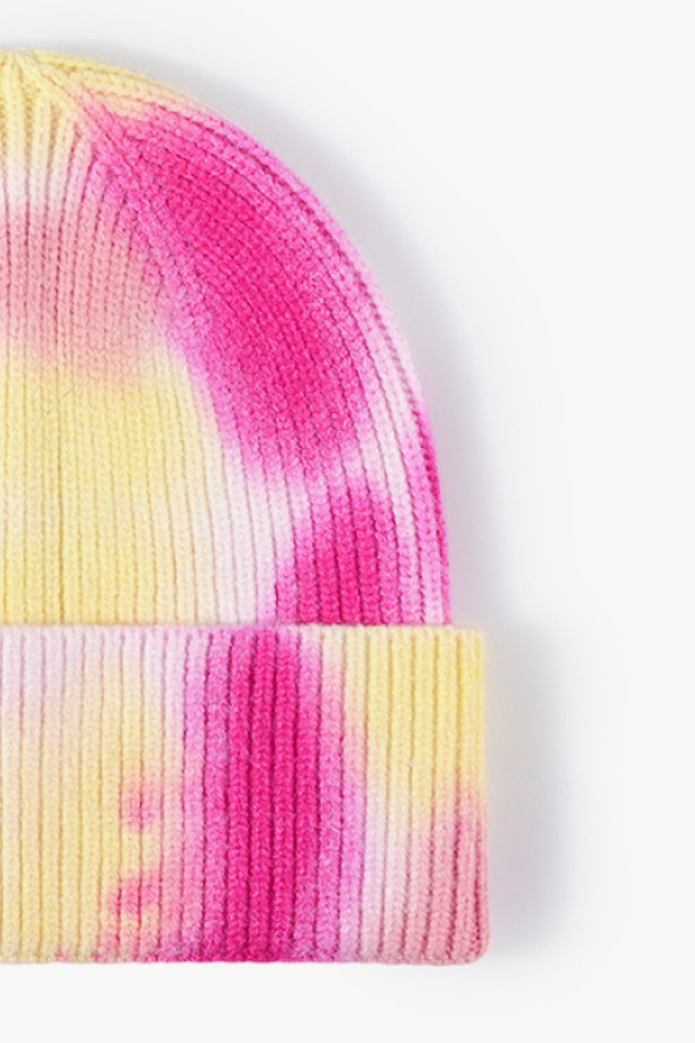 Tie-Dye Cuffed Knit Beanie