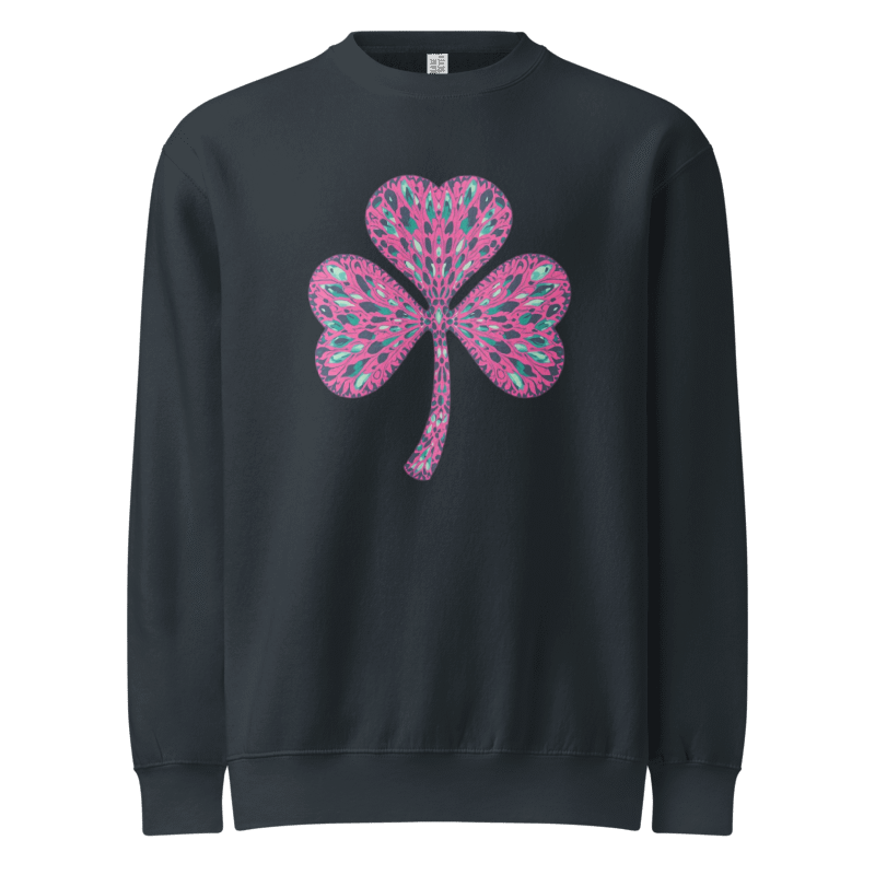 Pink Clover Premium Crew Neck Sweatshirt