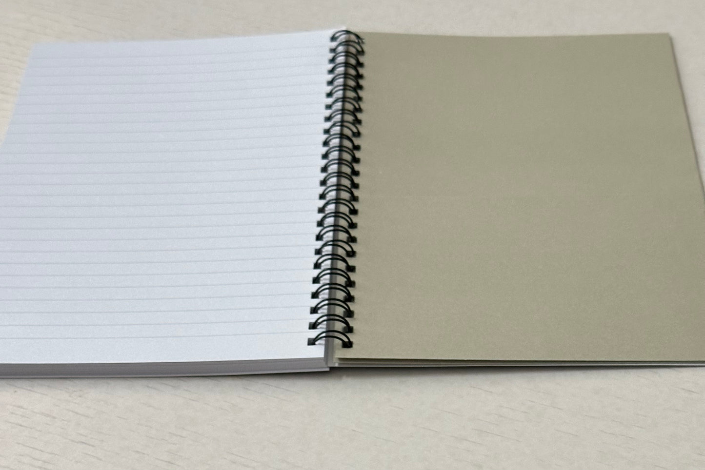 Math Ruled Line Spiral Notebook