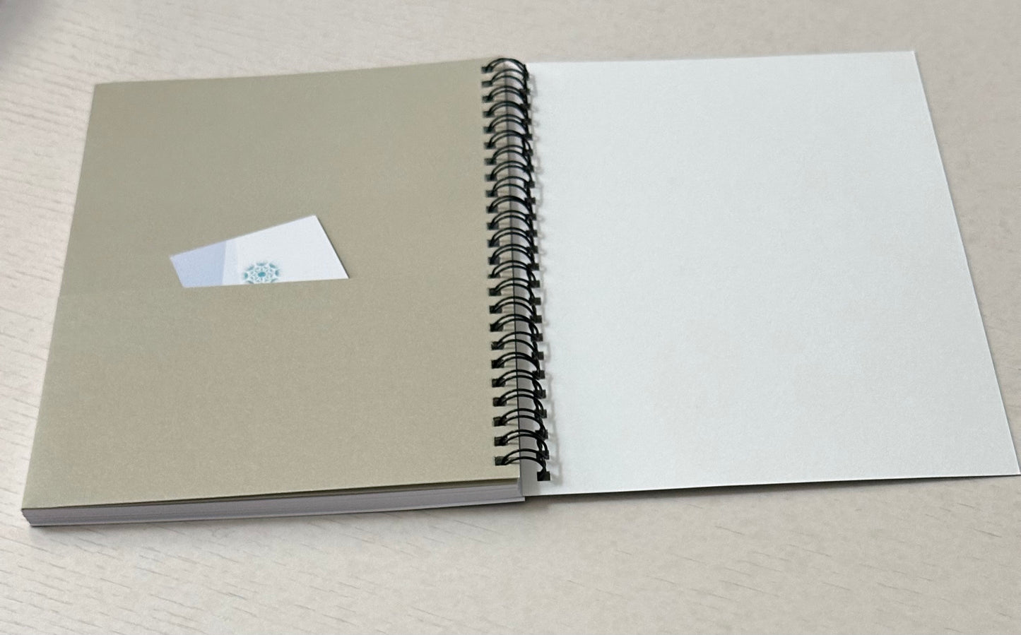 Math Ruled Line Spiral Notebook