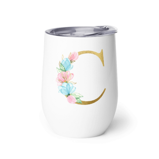Letter C Wine Tumbler