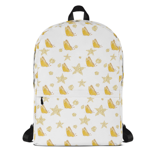 Sparkly Yellow Butterflies Backpack