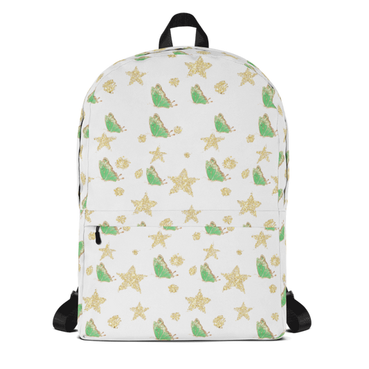 Sparkly Jade Butterflies Backpack