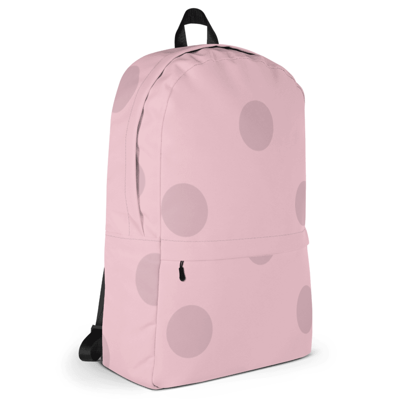 Big Polka Dot Pink Backpack