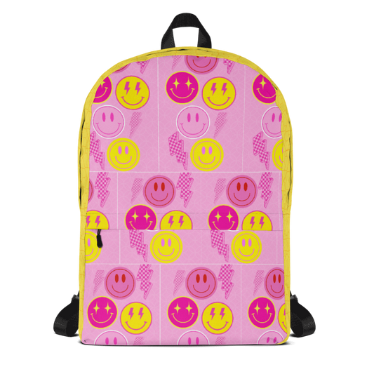 Preppy Smile Faces Backpack