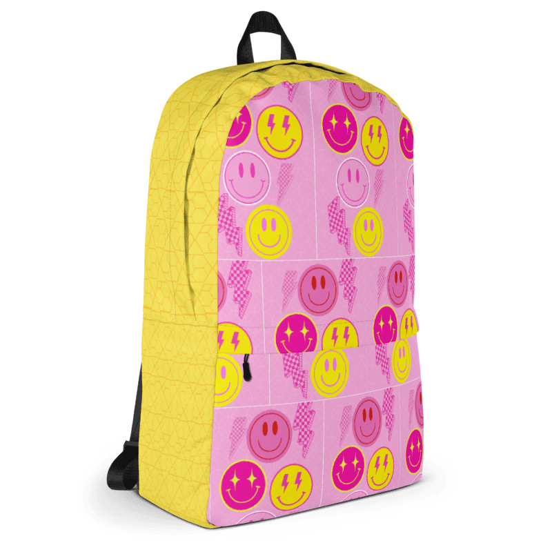 Preppy Smile Faces Backpack