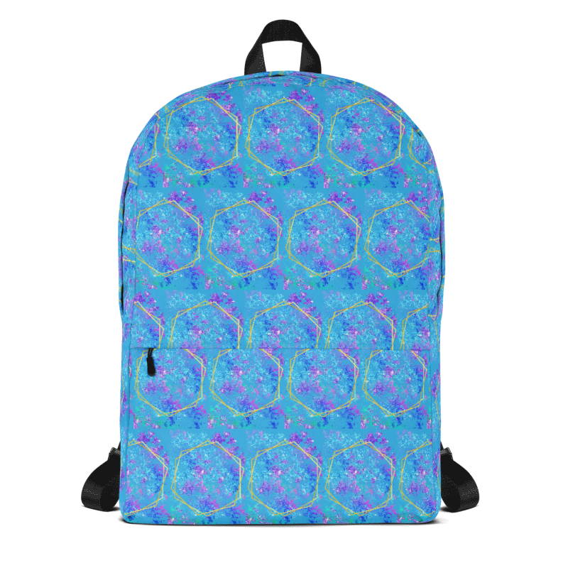 Purple and Blue Backpack