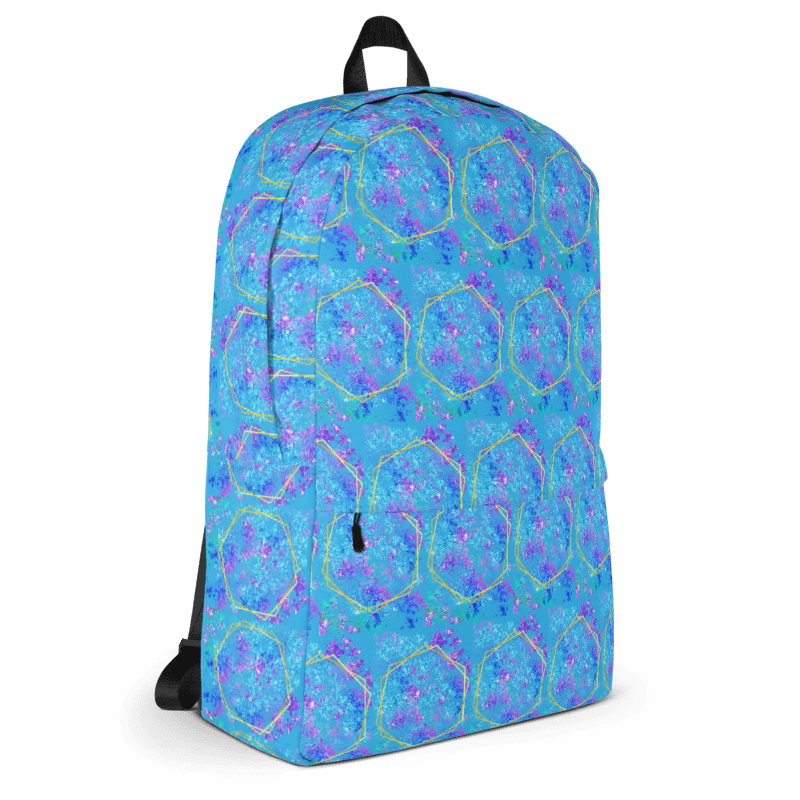 Purple and Blue Backpack