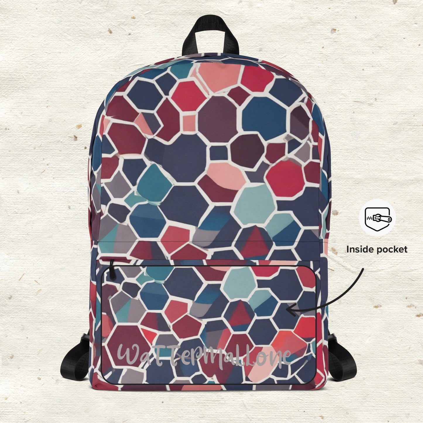 Geo Multi Color Backpack