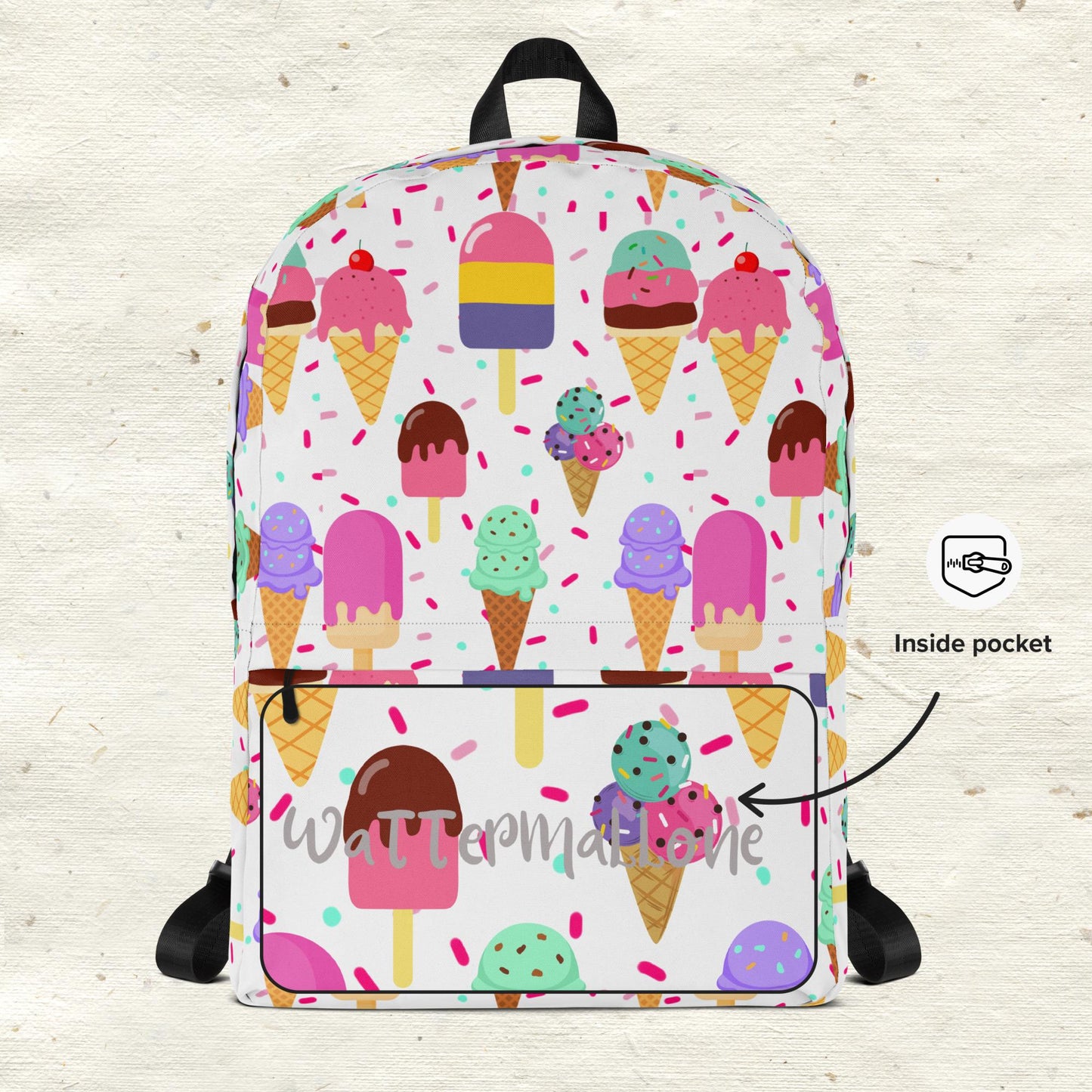 Ice Cream and Sprinkles Backpack