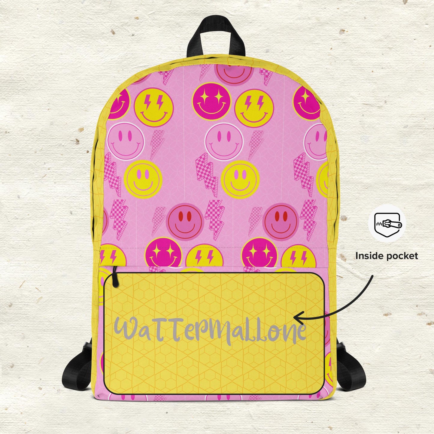 Preppy Smile Faces Backpack