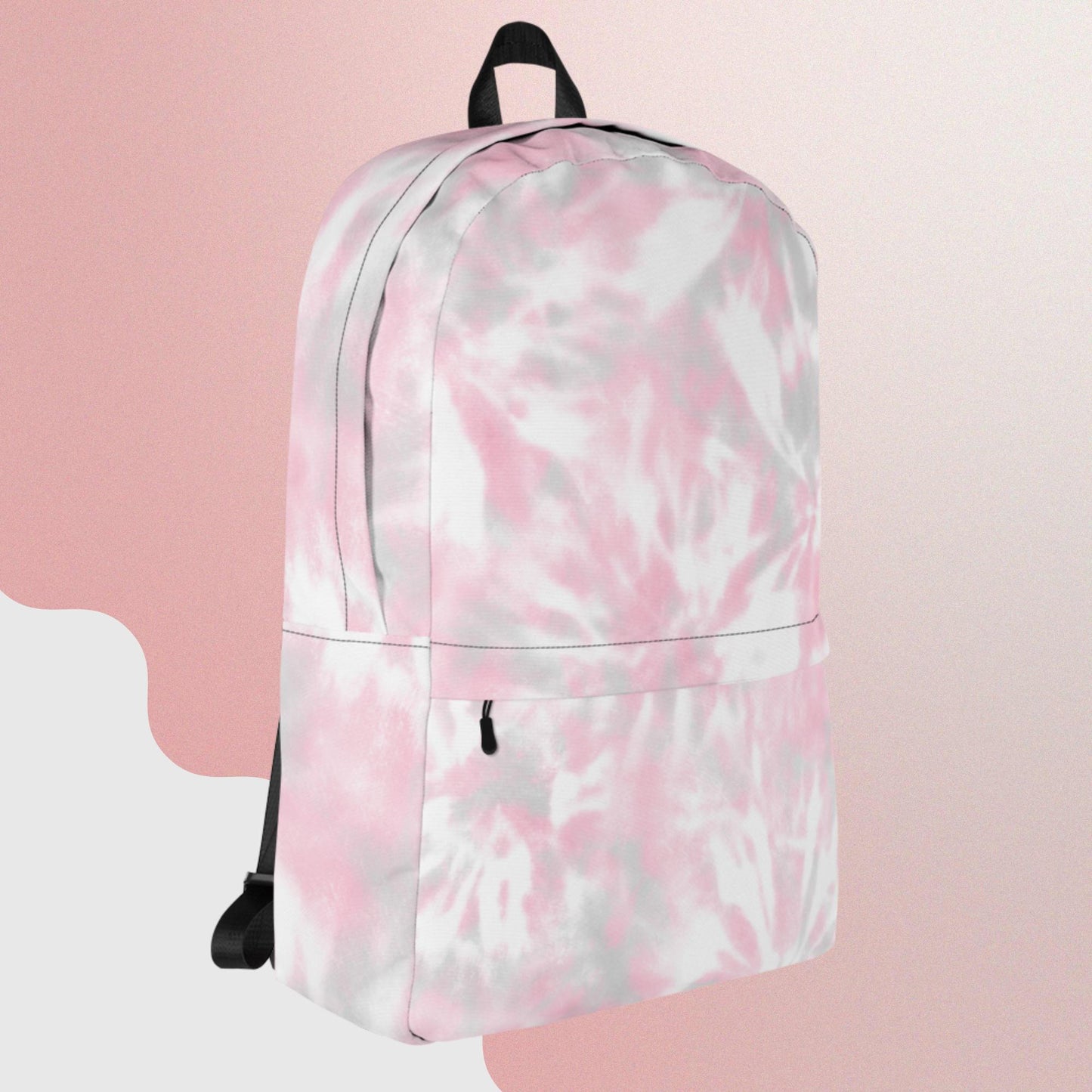 Pink Tie Dye Backpack