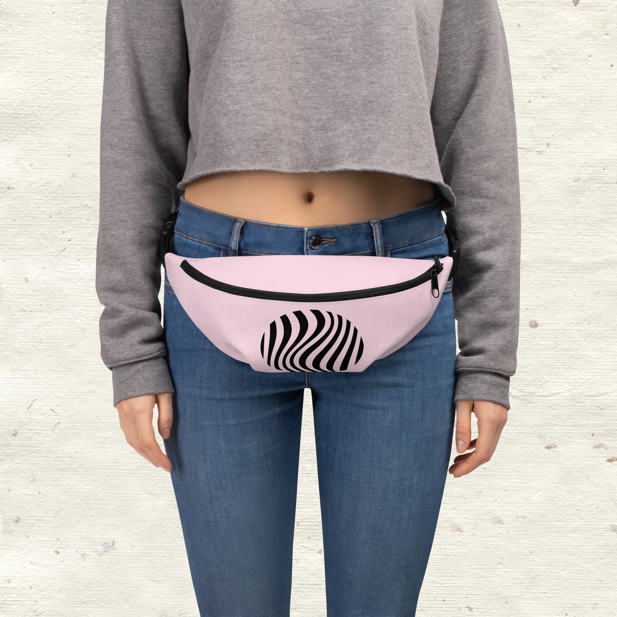 Sliced Circle Fanny Pack WaTTerMaLLone