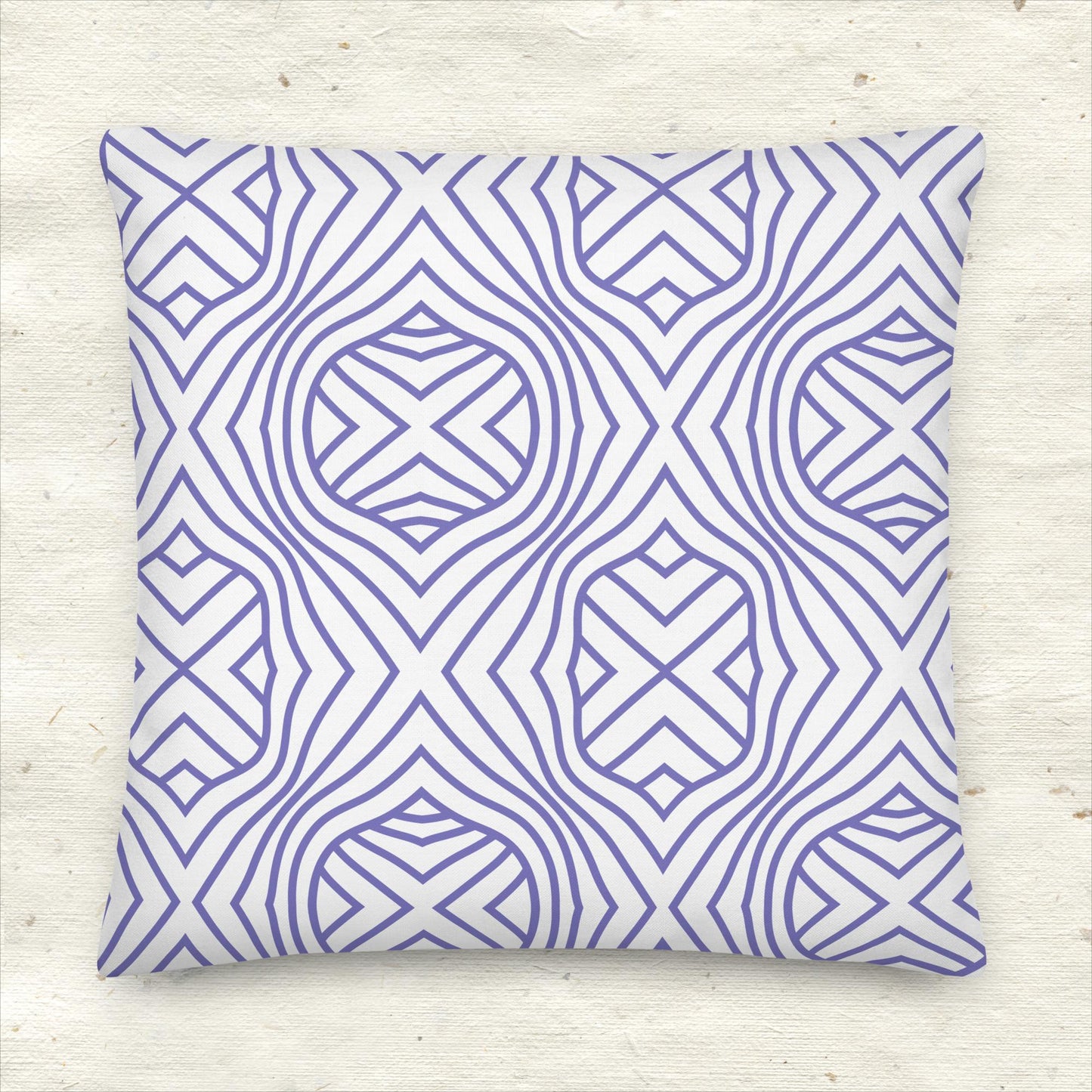 Geo Purple Premium Pillow