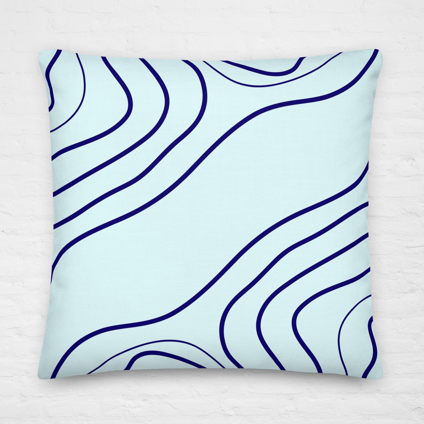 Navy Lines Premium Pillow