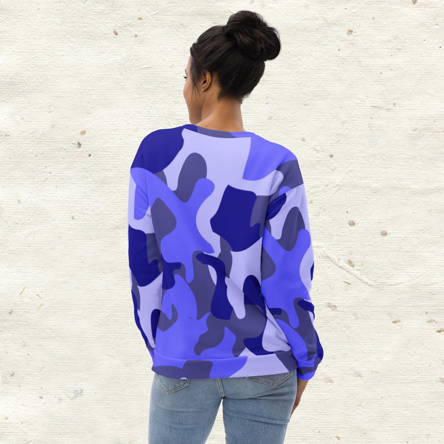 Blue Camouflage Unisex Sweatshirt