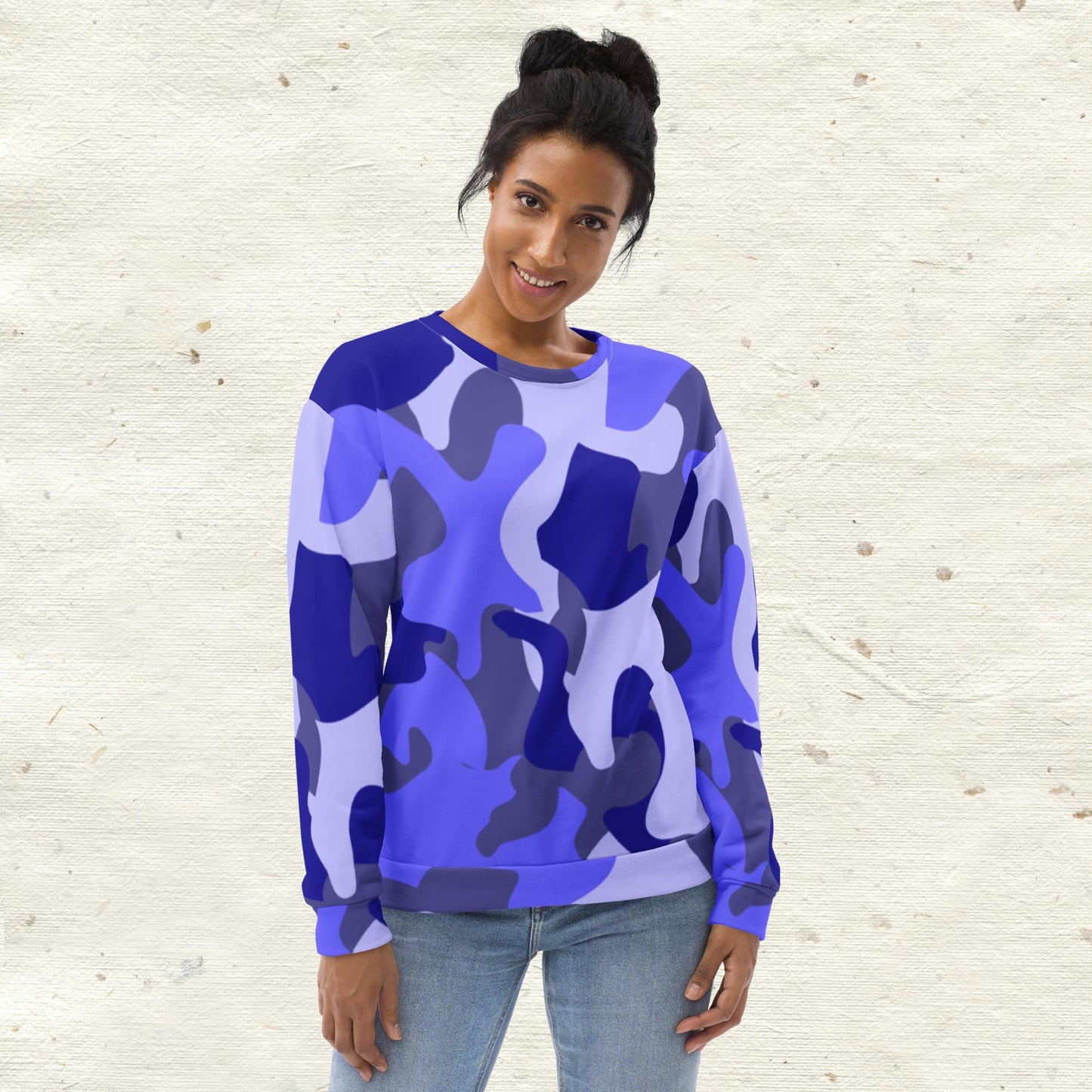 Blue Camouflage Unisex Sweatshirt