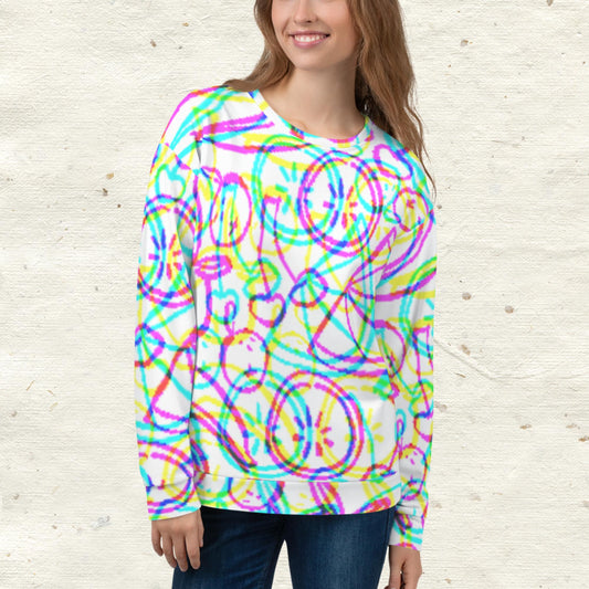 Multicolor Fruit Unisex Sweatshirt