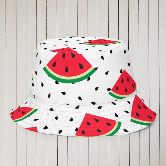 Watermelon Reversible Bucket Hat