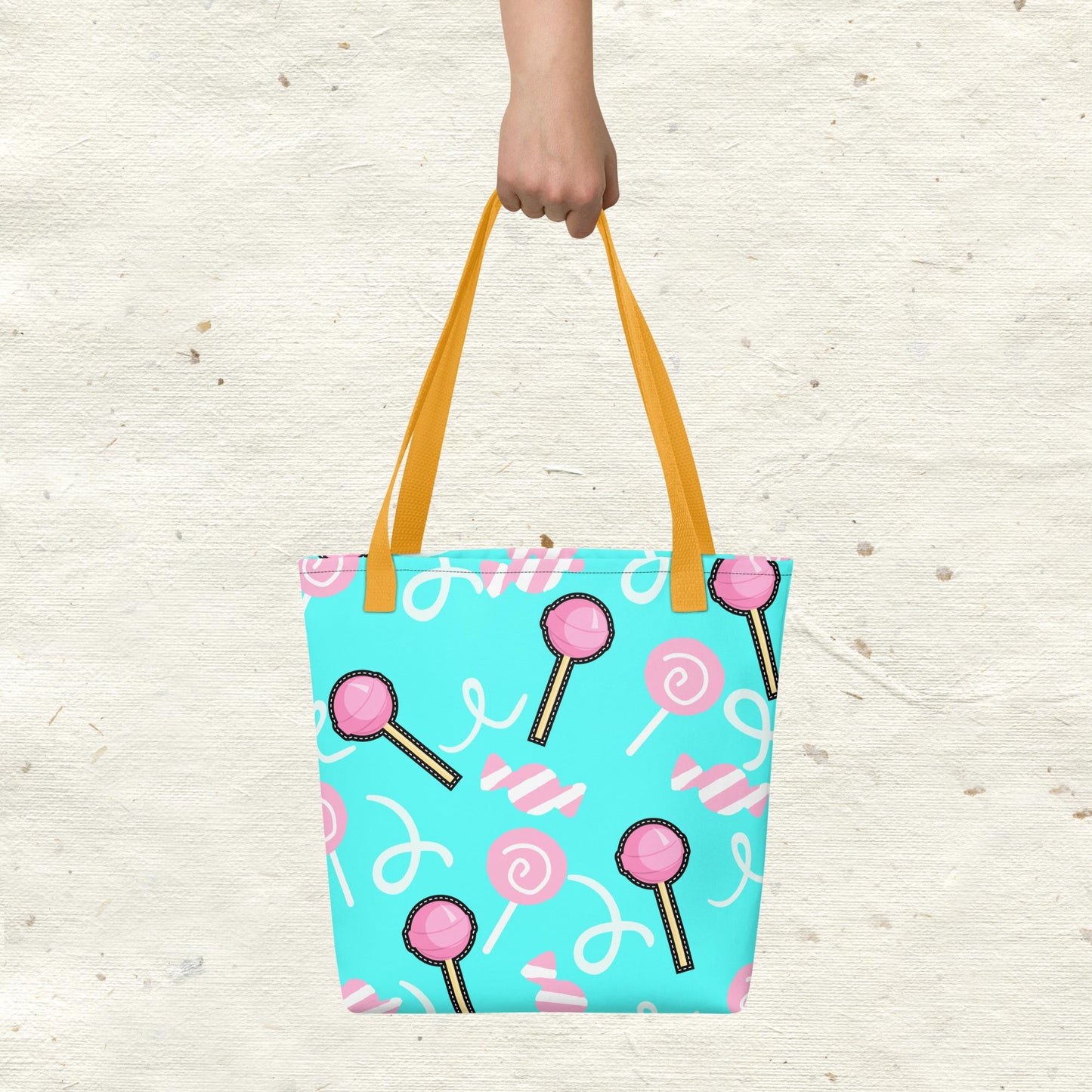 Lollipop Aqua Tote Bag