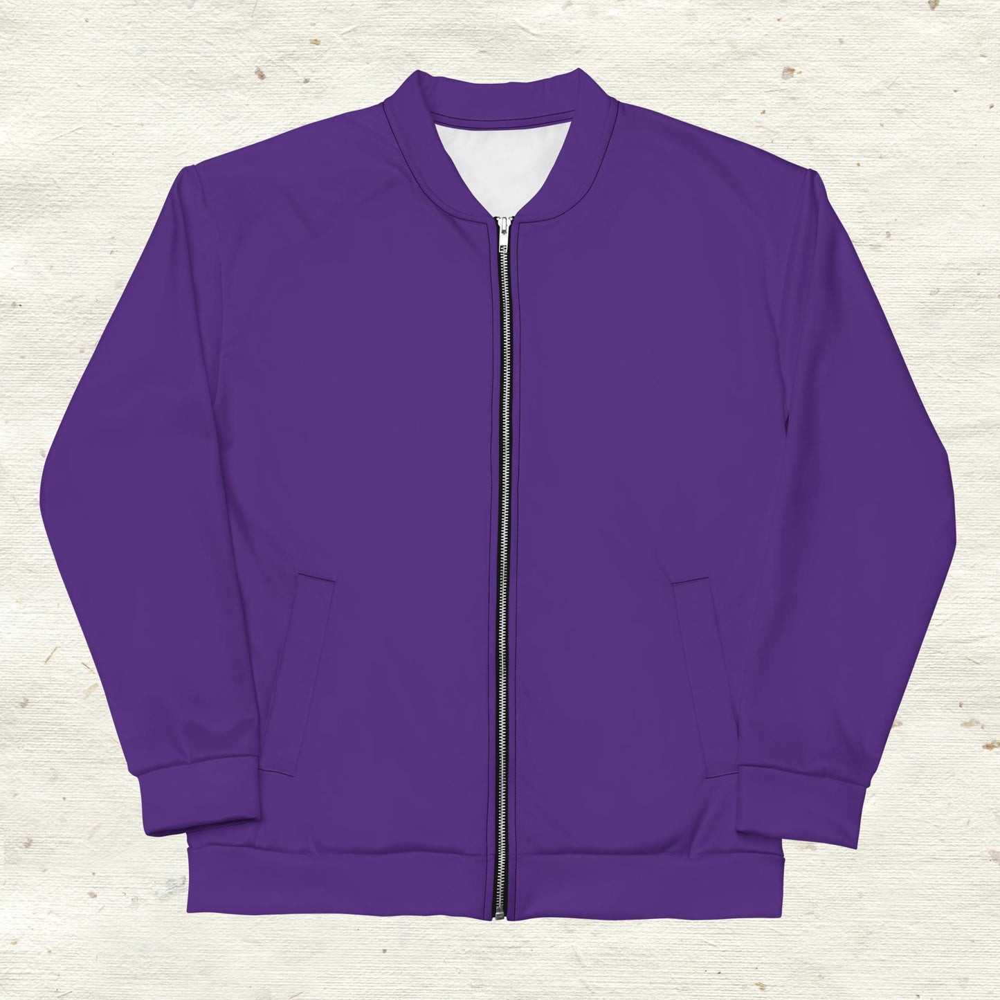 Dark Purple Unisex Bomber Jacket