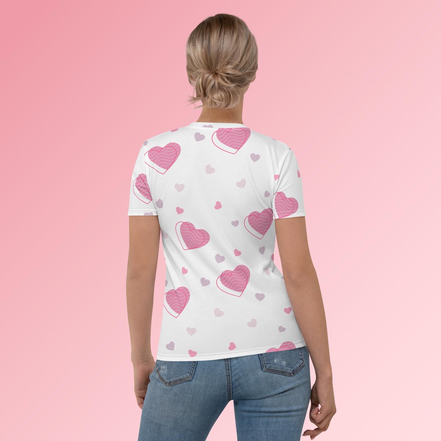 Hearts with Waves Women's T-shirt