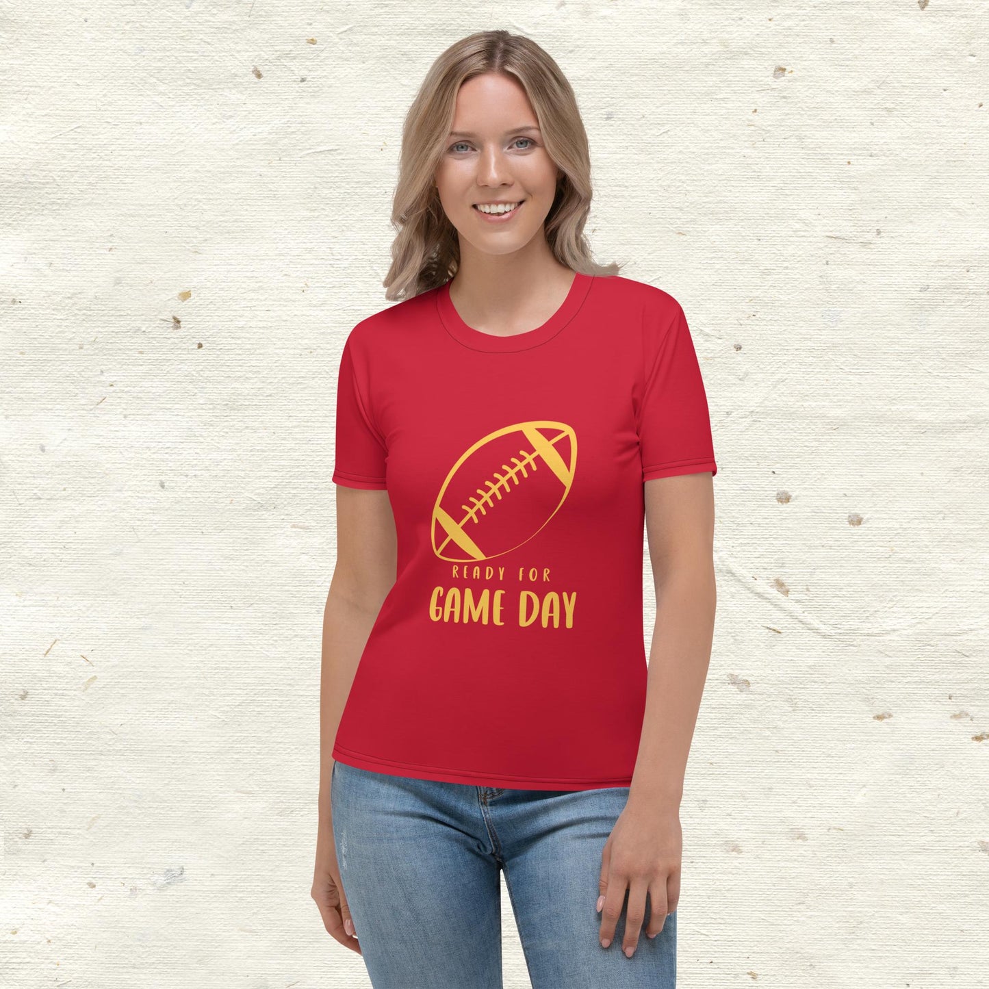 Ready For Game Day Women's Red T-Shirt