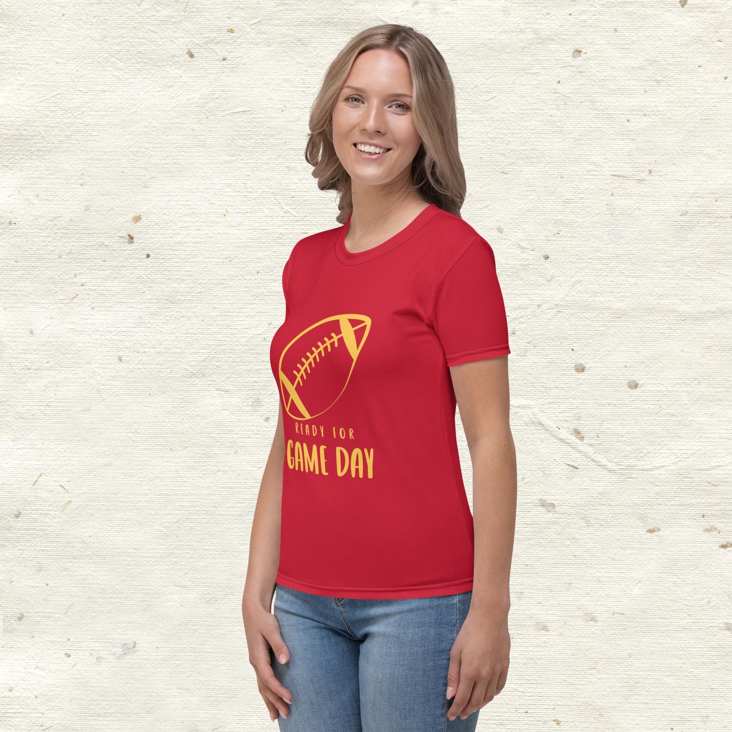 Ready For Game Day Women's Red T-Shirt