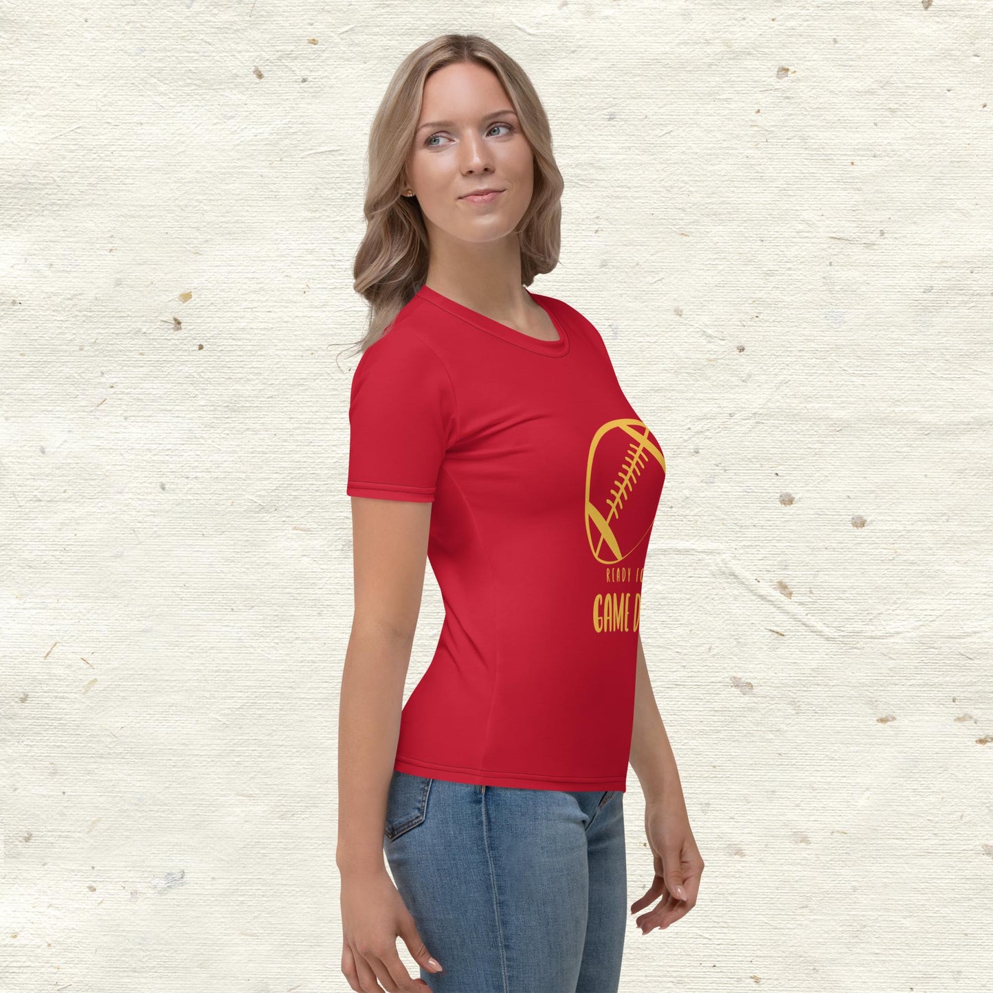 Ready For Game Day Women's Red T-Shirt