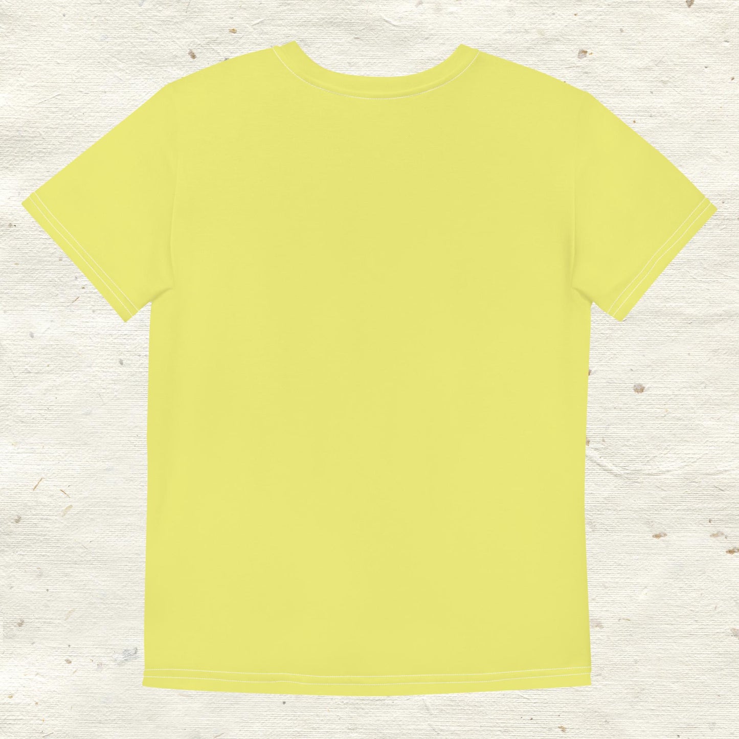 Yellow and White Flowers Youth crew neck t-shirt