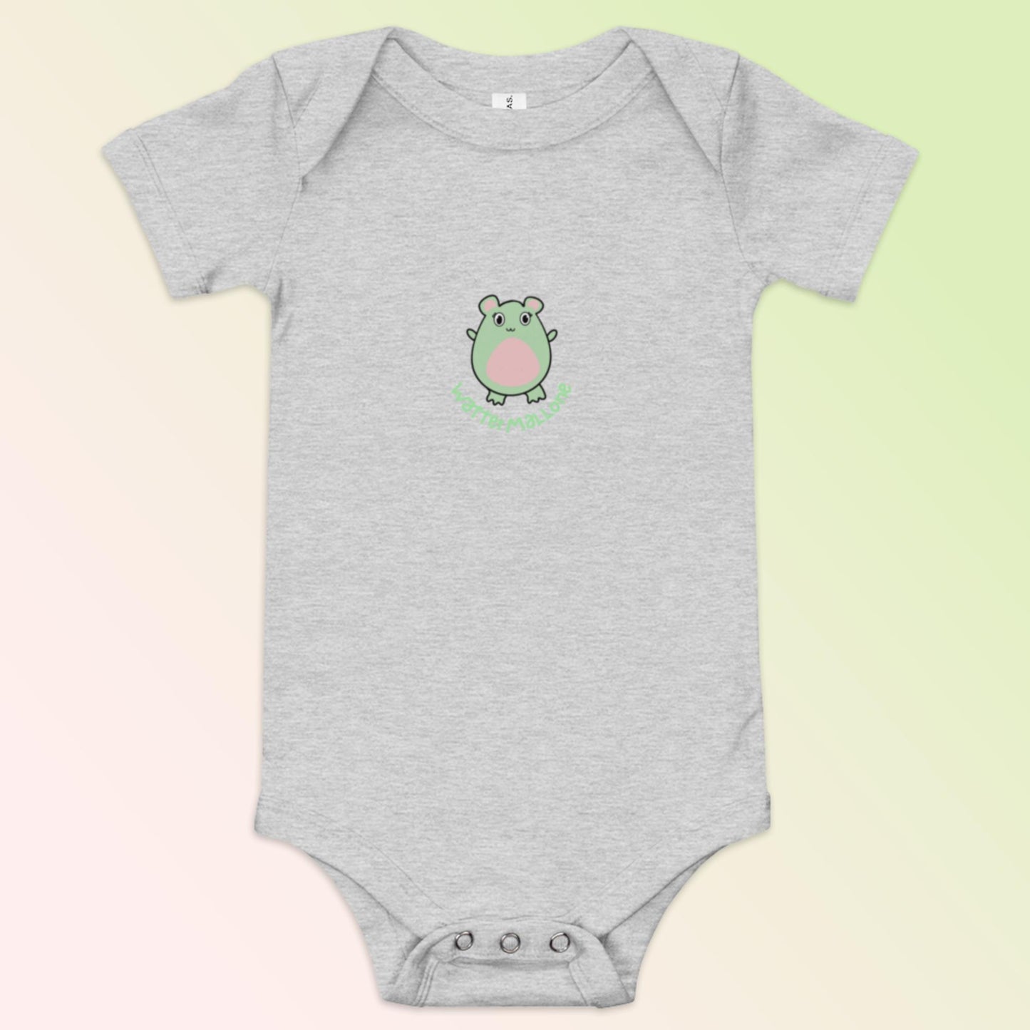 WaTTerMaLLone Green Baby short sleeve one piece