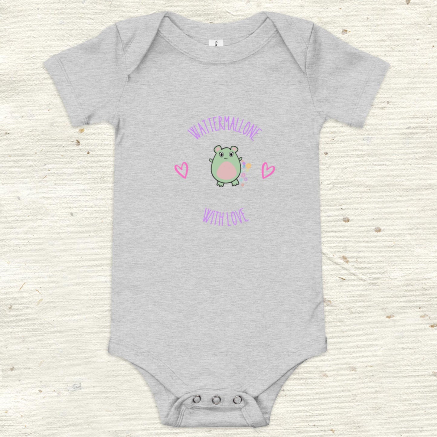 WaTTerMaLLone With Love Baby short sleeve one piece