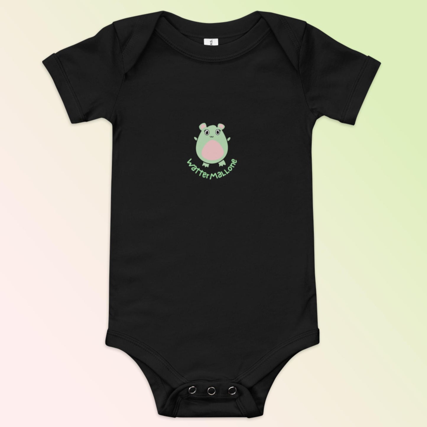 WaTTerMaLLone Green Baby short sleeve one piece