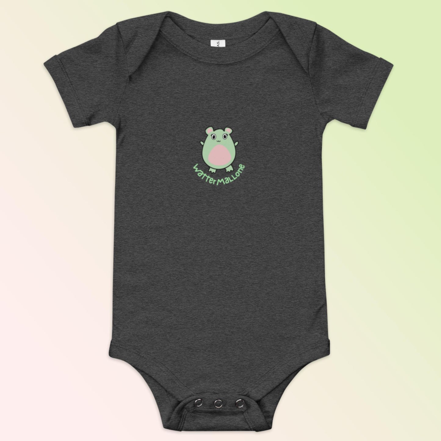 WaTTerMaLLone Green Baby short sleeve one piece