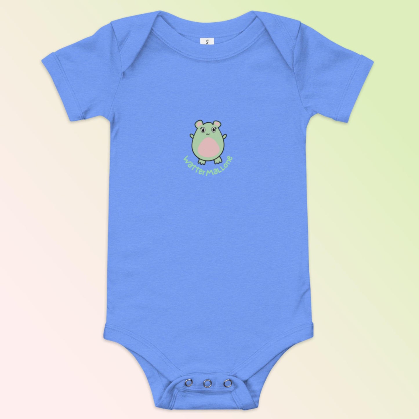 WaTTerMaLLone Green Baby short sleeve one piece