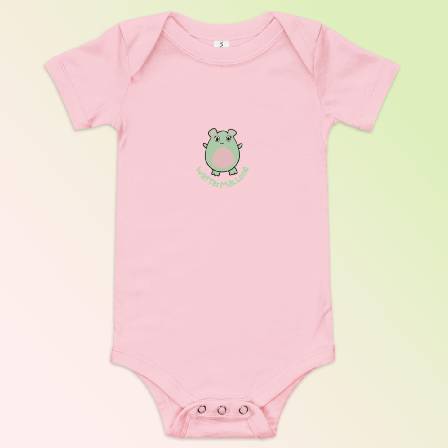 WaTTerMaLLone Green Baby short sleeve one piece