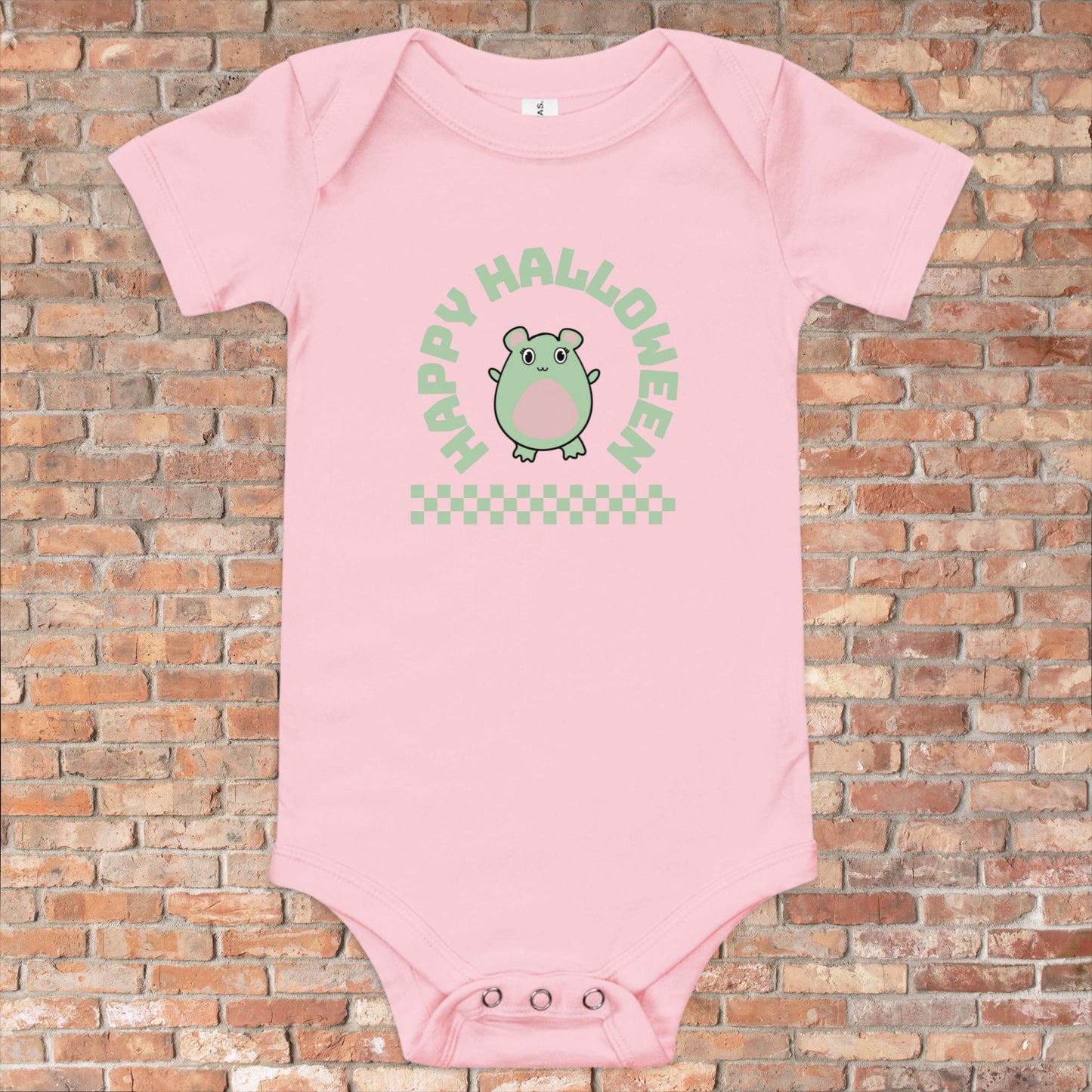 Happy Halloween WaTTerMaLLone Baby Short Sleeve One Piece