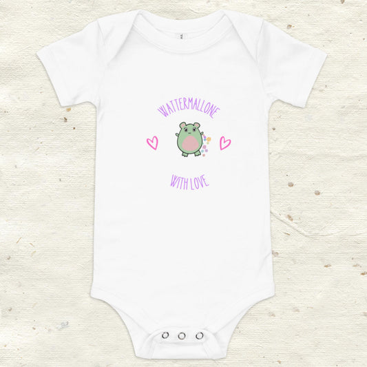 WaTTerMaLLone With Love Baby short sleeve one piece