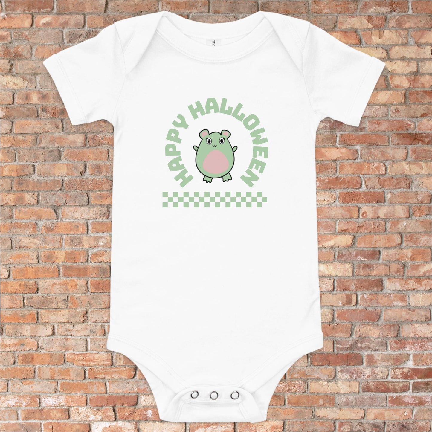 Happy Halloween WaTTerMaLLone Baby Short Sleeve One Piece