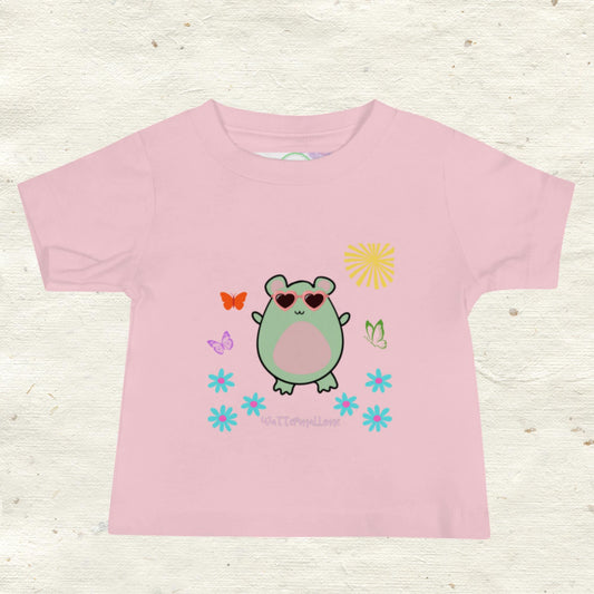 Cheerful Butterflies Baby Jersey Short Sleeve Tee