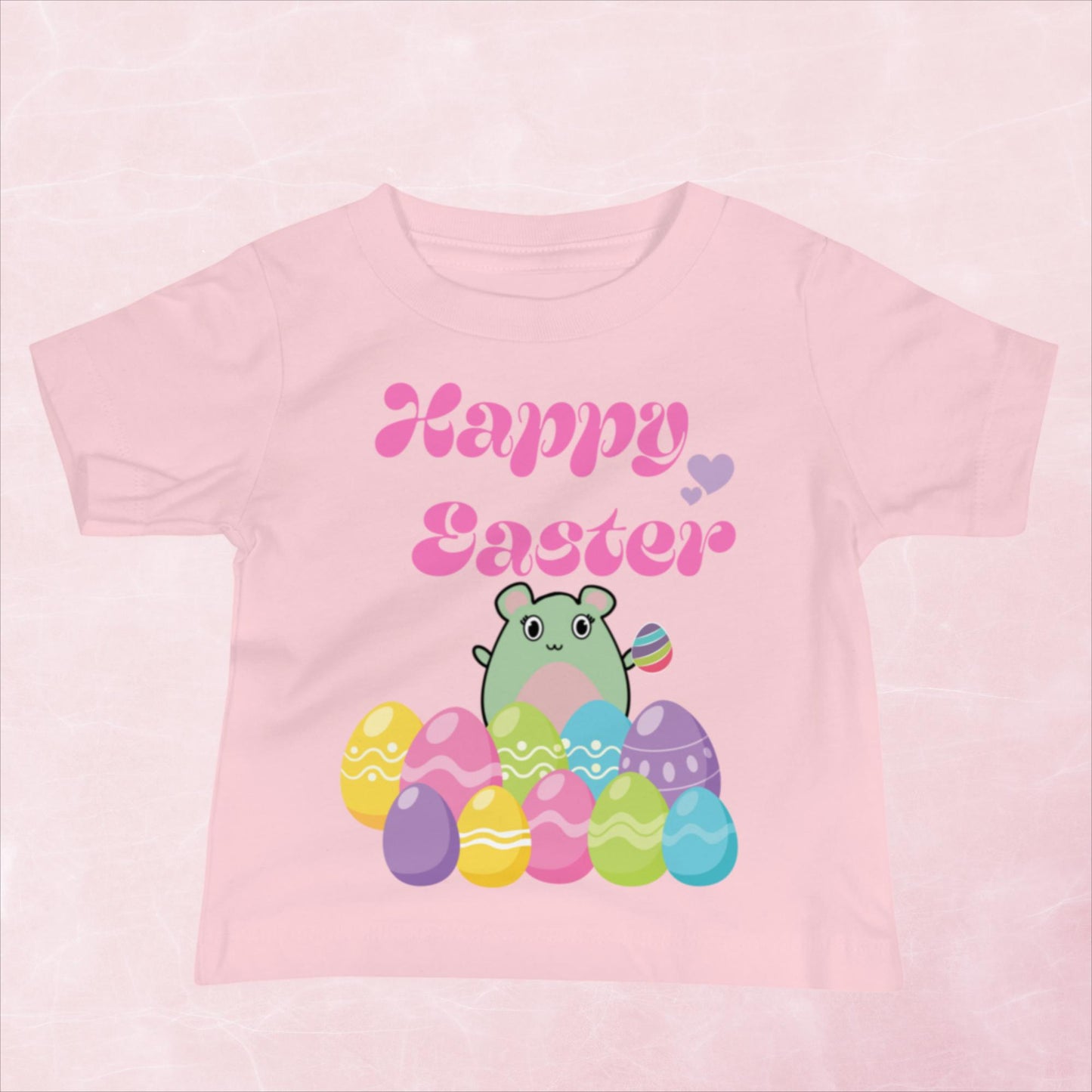 WaTTerMaLLone Happy Easter Baby Jersey Short Sleeve Tee