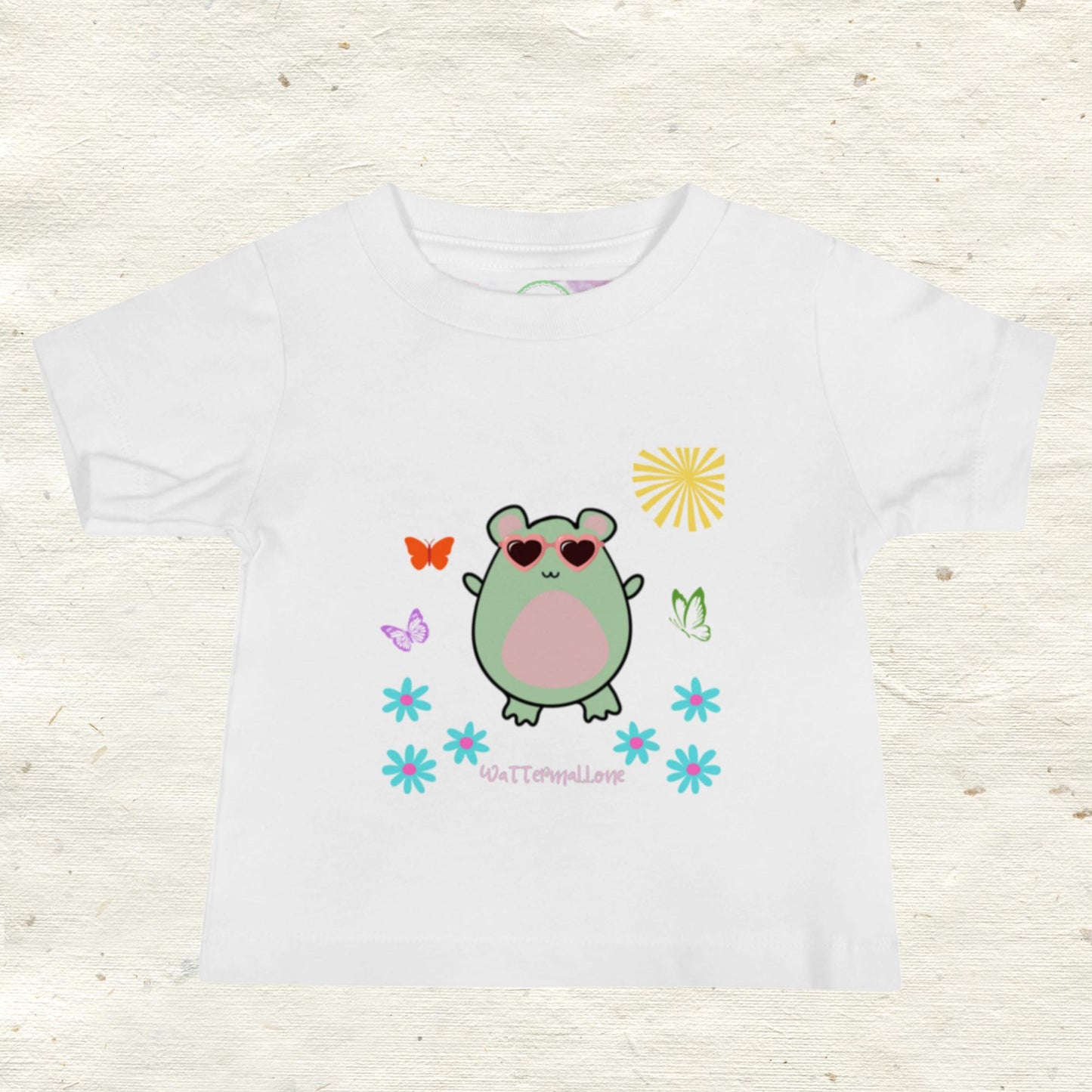 Cheerful Butterflies Baby Jersey Short Sleeve Tee